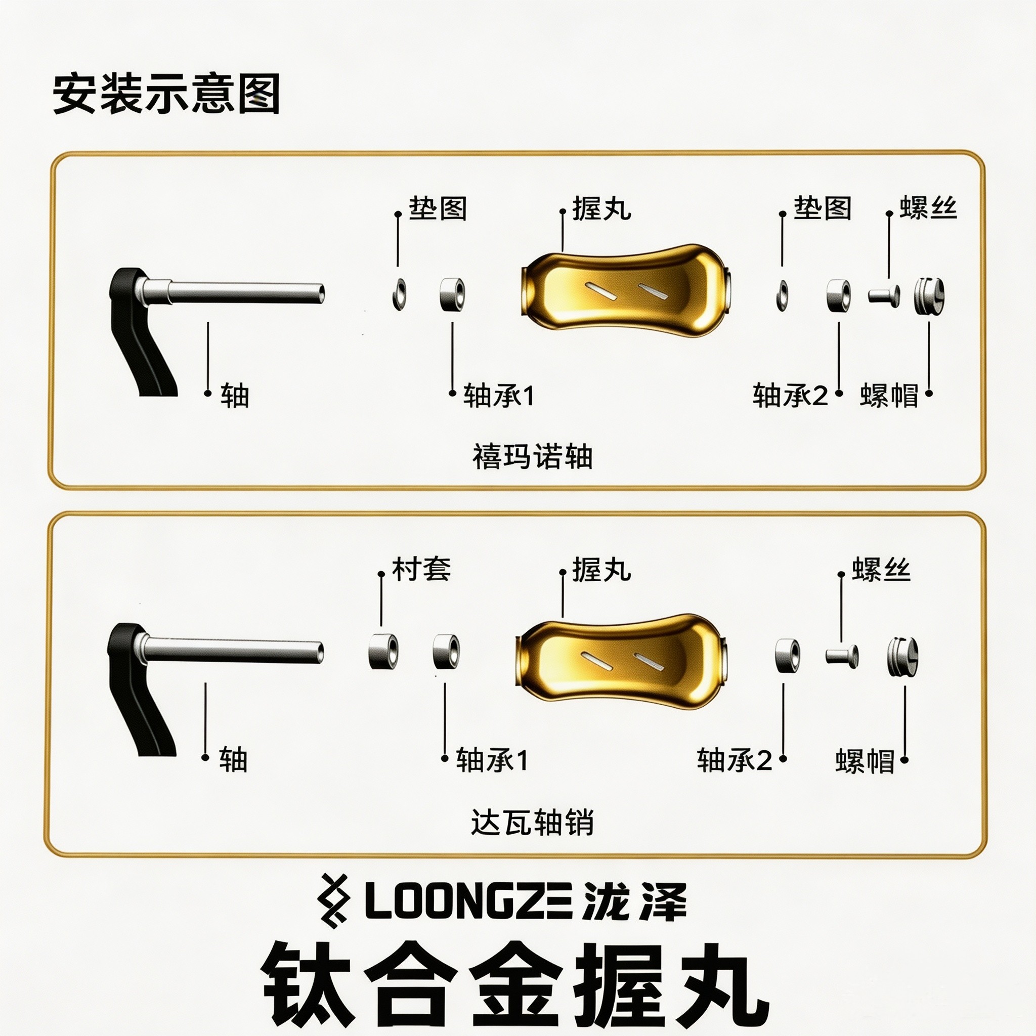 LOONGZE Titanium Alloy Reel Ha - Spincast Reel 评论和价格